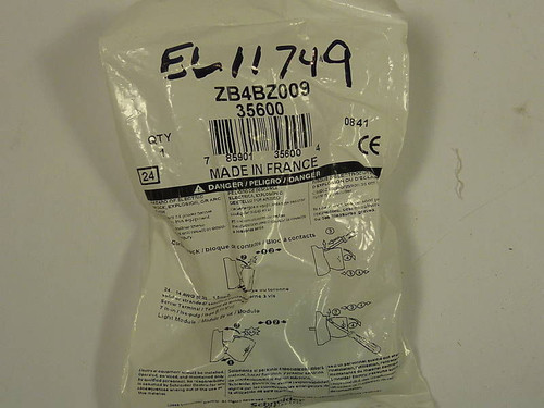 Telemecanique ZB4BZ009 35600 Metal Pushbutton Fixing Collar HOLEY/DIRTY BAG NWB