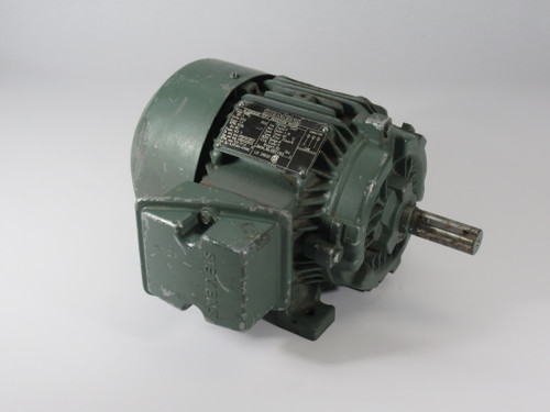 Siemens RGZ 1HP 1720RPM 575V 143T TEFC 3Ph 1.3A 60Hz C/W Key USED