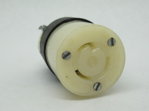 Hubbell 2313 Vintage Twist-Lock Connector Body 20A 125V 3-Wire 2-Pole USED