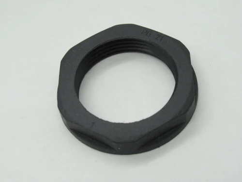 Ortac ROSB06 Polyamide Hexagonal Lock Nut with Collar PG 21 Black Lot of 142 NOP