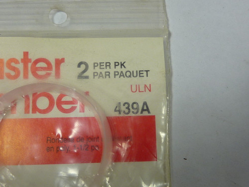 Master Plumber 439A Poly Slip Joint Washer 1-1/2" 2-Pack NWB