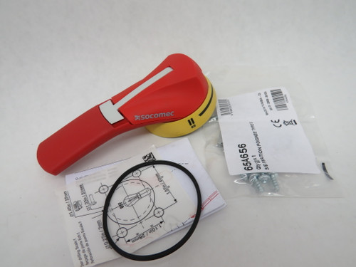 Socomec 142E2813 Pistol External Disconnect Handle S2 RED/YELLOW SHELF WEAR NOP