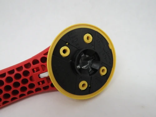 Socomec 142E2813 Pistol External Disconnect Handle S2 RED/YELLOW SHELF WEAR NOP