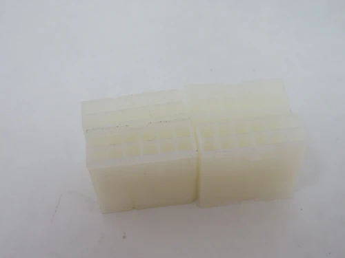 Molex 39-01-3123 Mini-Fit Jr. Plug Housing Dual Row 12 Circuit Natural Lot/4 NOP
