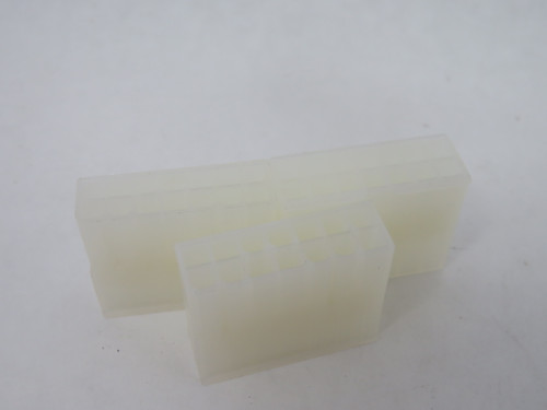 Molex 39-01-3143 Mini-Fit Jr. Plug Housing Dual Row 14 Circuit Natural Lot/3 NOP