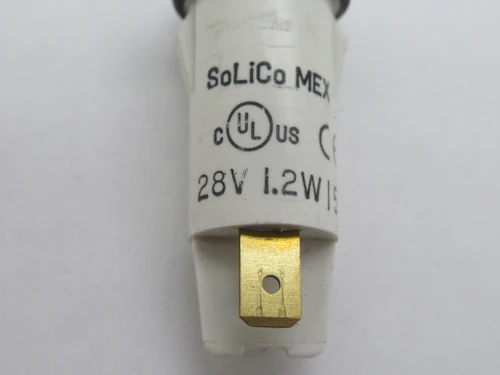 Solico 3039-3-13-37310 Red Incandescent Indicator Light 28V 1.2W Lot of 4 USED