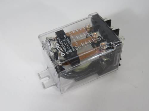 Omron MJN3CF-AC120 General Relay 120VAC 10A 250VAC 28VDC 11 Blade USED