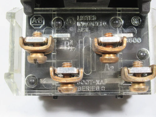 Allen-Bradley 800T-FX9A1 Series T Push-Pull Device Yellow 1NO 1NCLB USED