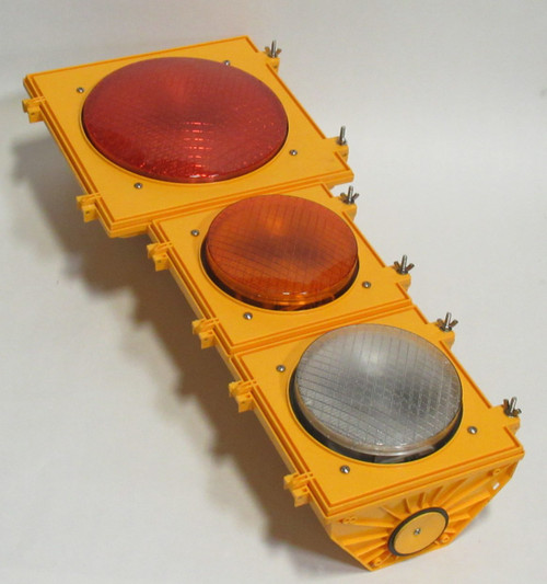 Econolite PPQGAYNNXVNN Traffic Signal 3-Segment Red/Amber/White SHELF WEAR NOP