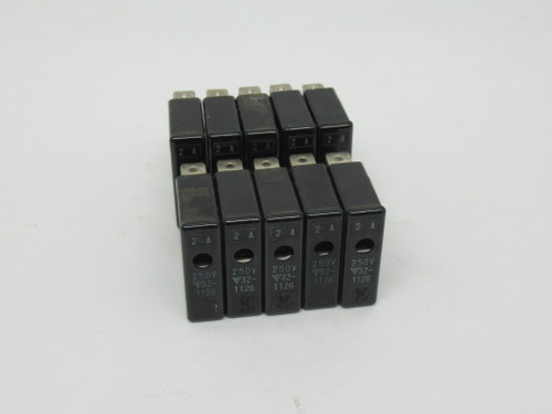 Daito P420H Alarm Fuse 2A 250V Lot of 10 USED