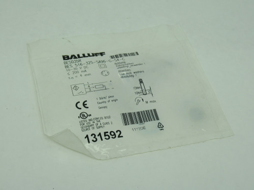 Balluff BES035R Inductive Proximity Switch 10-30VDC 200mA 4mm Distance NWB