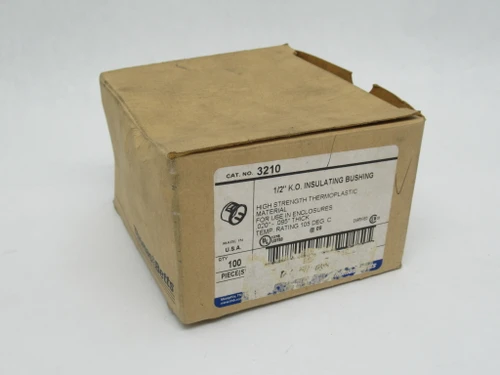 Thomas & Betts 3210 Knockout Insulating Bushing 1/2" Lot of 98 SHELF WEAR NEW