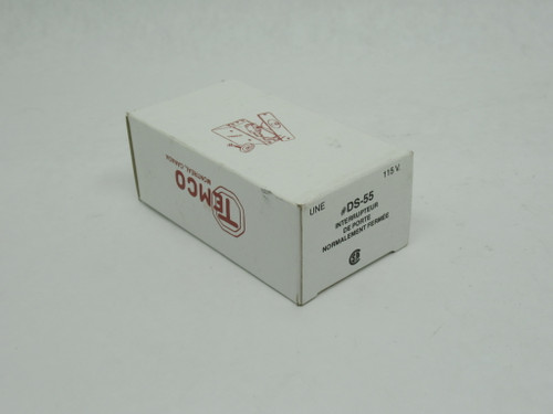 Temco DS-55 Door Switch 125V 3A Normally Closed NEW