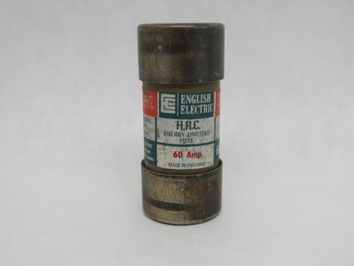 English Electric C60J Energy-Limiting Fuse 60A 600V Lot of 10 USED