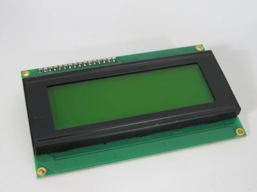 Hantronix HDM20416L-E30T Yellow LED LCD Display 20 Character 4 Line USED
