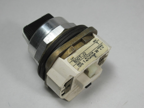 Allen-Bradley 800T-J2 Series T 3-Position Selector Switch No Contacts USED