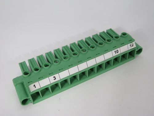 Phoenix Contact 1777930 PC5/12-STF1-7.62 Green PCB Connector 12 Position USED