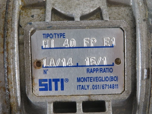 Lafert Motor C/W STI Gear Reducer 15:1 0.24kW 1500rpm 208-230/440-460V TEFC USED