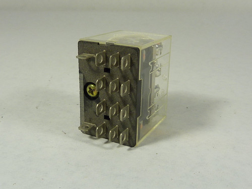 Omron LY4N-DC24 Relay 24VDC 10A@240VAC 28VDC 14 Blade USED