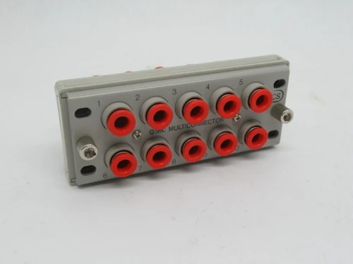 SMC KDM10-07 Multi-Connector 10-Tube 1/4" Tubing OD NOP