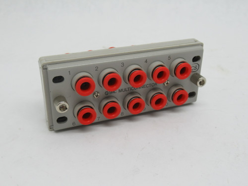 SMC KDM10-07 Multi-Connector 10-Tube 1/4" Tubing OD NOP