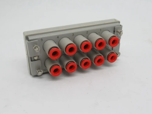 SMC KDM10-07 Multi-Connector 10-Tube 1/4" Tubing OD NOP