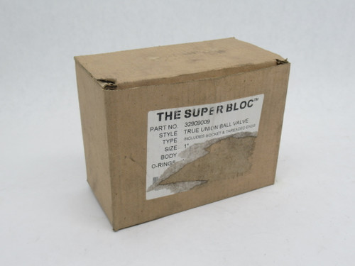 Hytek 32909009 True Union Ball Valve 1" Socket and Threaded Ends BOX DAMAGE NEW