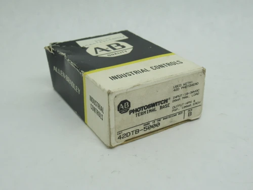 Allen-Bradley 42DTB-5000 Photoswitch Terminal Base 10-30VDC MISSING SCREW NEW