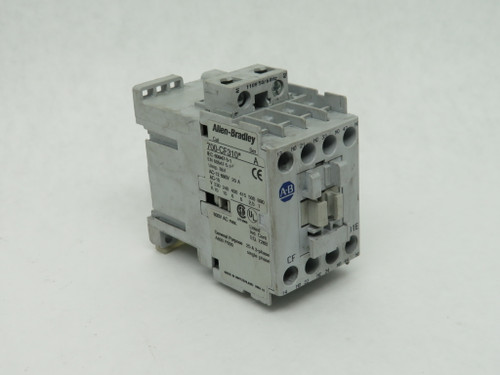 Allen-Bradley 700-CF310KD Contactor 4-Pole 3NO 1NC 110V 50/60Hz USED
