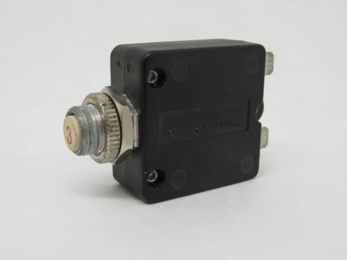 Potter & Brumfield W58-XB1A4A-3 Panel-Mount Circuit Breaker 3A 250VAC 1P USED