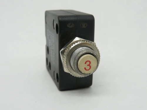 Potter & Brumfield W58-XB1A4A-3 Panel-Mount Circuit Breaker 3A 250VAC 1P USED