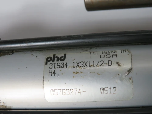 PHD 3TS04-1X3X1-1/2-D Pneumatic Slide Cylinder 1" Bore 3" Stroke USED