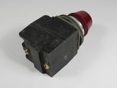 Allen-Bradley 800T-P16R Series A Pilot Light 120VAC 50/60Hz Red Lens USED