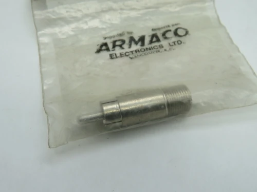 Armaco RA-5121 RCA to F81 Adapter Female/Male Lot of 2 NWB
