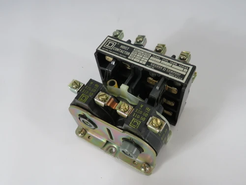 Square D 8965-R04S1 Ser D Reversing Hoist Contactor 120V 60Hz SHELF WEAR NEW
