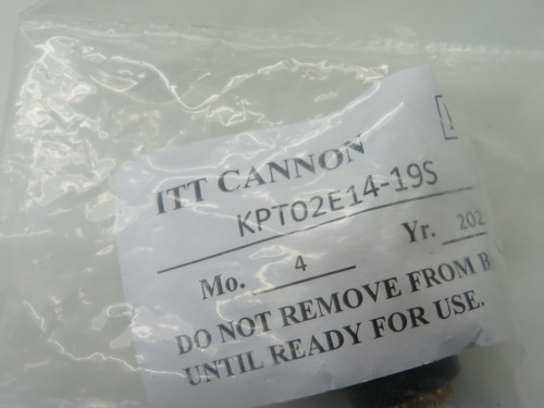 ITT Cannon KPT02E14-19S 19 Position Female Circular Connector NWB