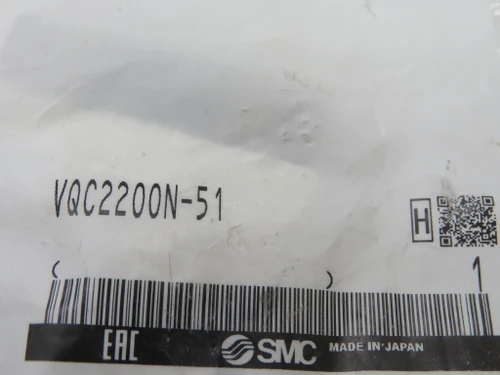 SMC VQC2200N-51 Solenoid Valve 0.1-0.7mPa HOLEY BAG NWB