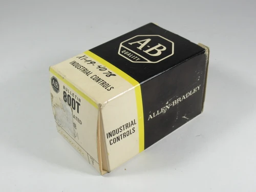 Allen-Bradley 800T-16HA4KL8AX Ser T Selector Switch 120VAC Amber 1NO 1NC NEW