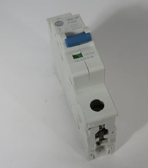 Allen-Bradley 1492-SPM1C250 Series D Circuit Breaker 25A 277VAC 48VDC 1P USED