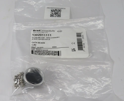 Brad Connectivity 1302011111 Mini-Change Closure Cap A Size Receptacle NWB