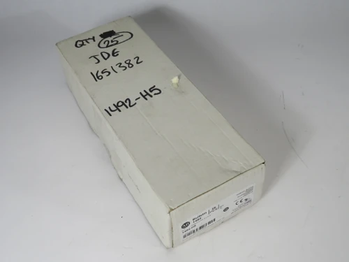 Allen-Bradley 1492-H5 Series E Fusible Terminal Block RED LED 25-Pk BOX DMG NEW