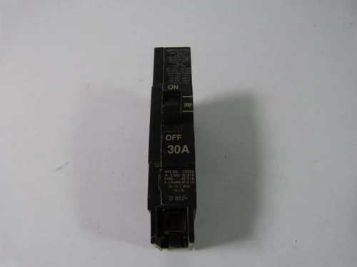 General Electric TEY130 Circuit Breaker 30A 277VAC 125VDC 1P USED