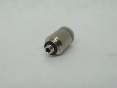 Festo 572316 QB-10-32-UNF-1/4-I-U Push-In Fitting 10-32 UNF 1/4" Tubing OD USED
