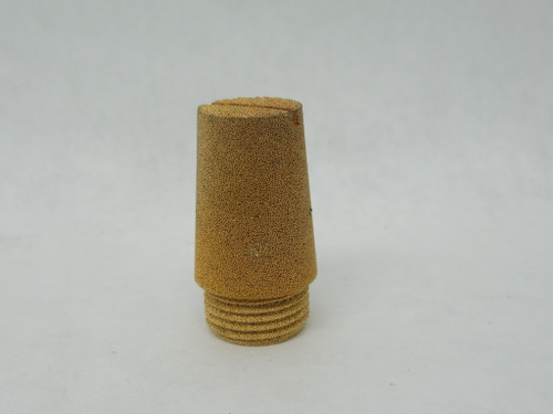Tameson P2B6J Sintered Bronze Pneumatic Muffler w/ Screw Slot G1/2" USED