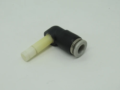 Festo 153654 QSL-1/4H-U Push-In L-Connector 1/4" Sleeve 1/4" Tubing OD USED