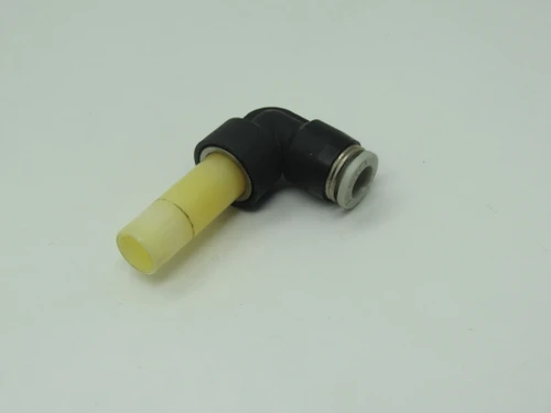 Festo 190631 QSL-3/8H-1/4-U Push-In L-Connector 3/8" Sleeve 1/4" Tubing OD USED