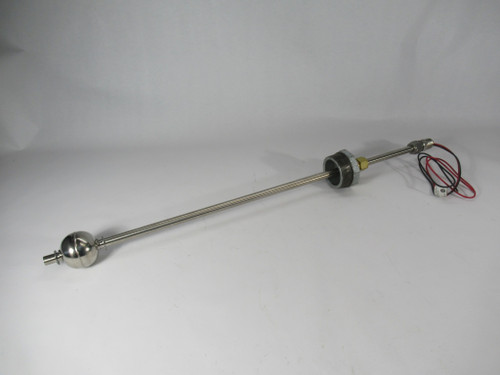 Gems Sensors LS-800 Stainless Steel Level Float Switch 18" Stem L 2" NPT NOP