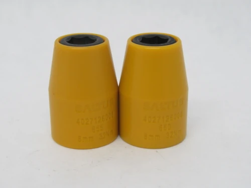 Saltus Socket-SQ3/8-L32-HEX8-M-R ROTACTION Socket 8mm 32 Nm 2-Pack NWB