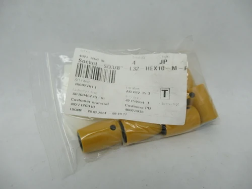 Saltus Socket-SQ3/8-L32-HEX10-M-R ROTACTION Socket 10mm 54 Nm Lot of 7 NWB