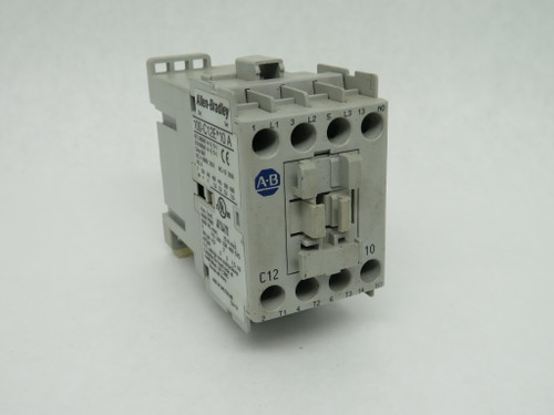 Allen-Bradley 100-C12UEJ10 Series A Contactor 24VDC 12A 3-Pole 1NO USED